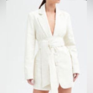 BOA Boucle Blazer Dress with Belt